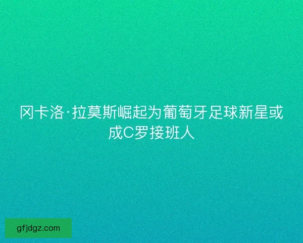 冈卡洛·拉莫斯崛起为葡萄牙足球新星或成C罗接班人 冈卡洛·拉莫斯崛起为葡萄牙足球新星或成C罗接班人